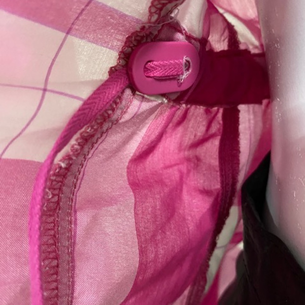 The North Face Pink Plaid Shirt Size Medium - Picture 4 of 13